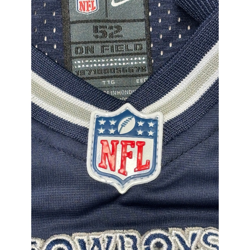 NWT Nike Dallas Cowboys Dak Prescott 4 On Field‎ Jersey Mens 52 XL Navy Blue - Picture 6 of 11